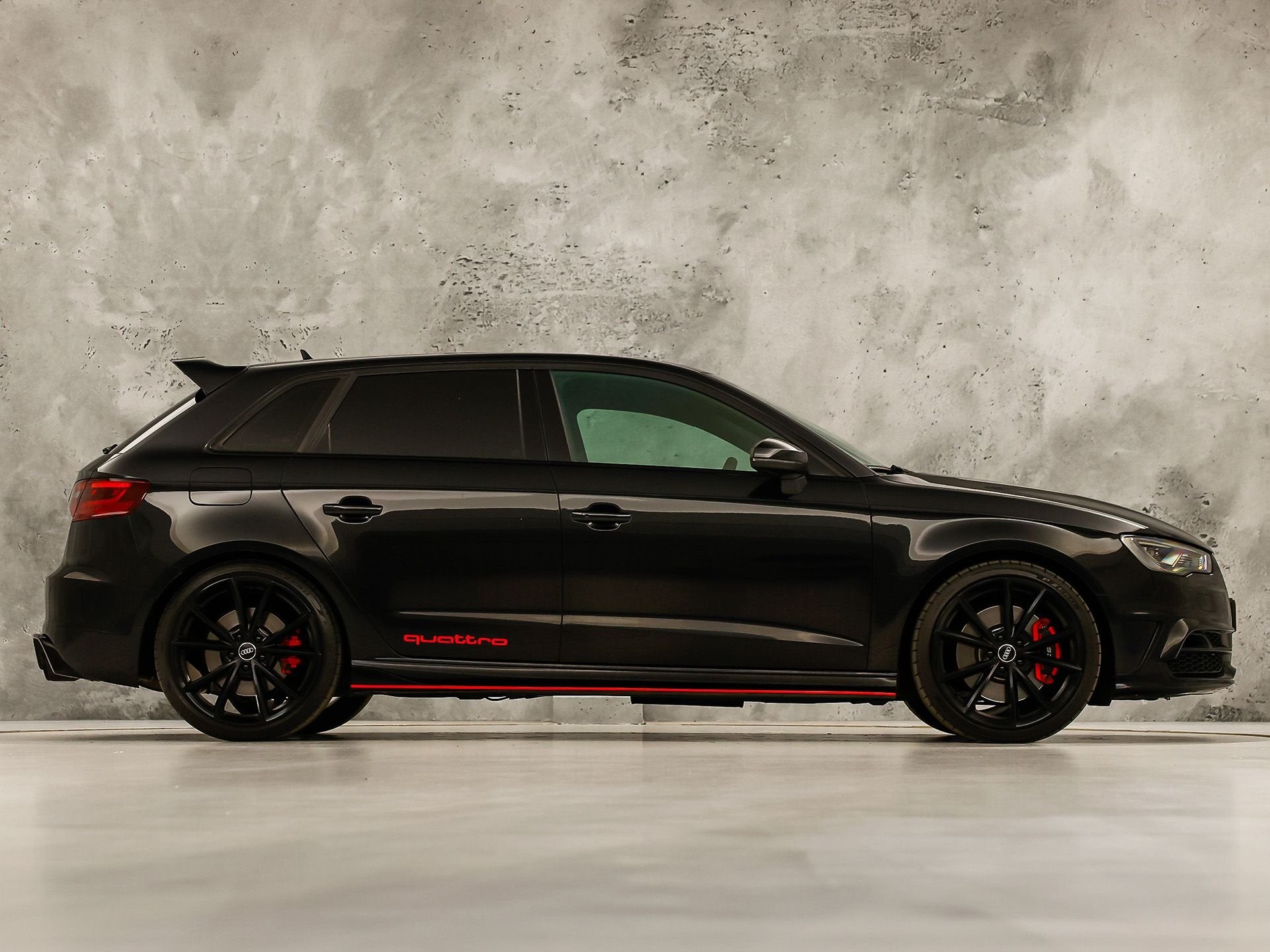 Audi A3 Sportback 2.0 TFSI S3 quattro S-Line 300Pk Automaat, Auto's, Audi, Automaat, 12 maanden, Gebruikt, Zwart