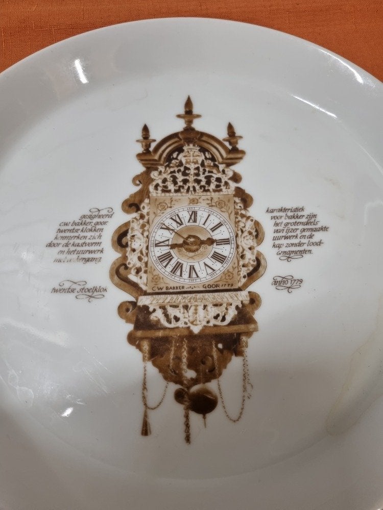 bord klokken mitterteich porselein, Antiek en Kunst, Ophalen of Verzenden