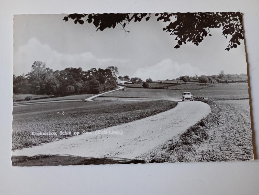 Schin op Geul met Auto 1962, Ophalen of Verzenden, 1960 tot 1980, Gelopen, Limburg