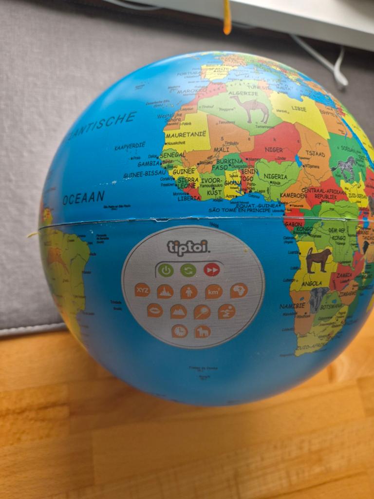 Tiptoi Wereldbol - Interactief en Educatief Speelgoed, Ophalen of Verzenden, Interactief, Gebruikt