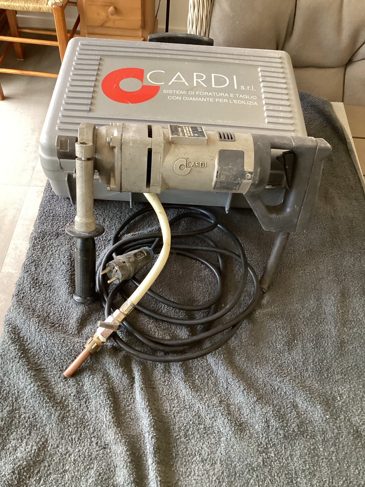 Cardi diamantboor, Ophalen, Variabele snelheid, Overige typen, Gebruikt