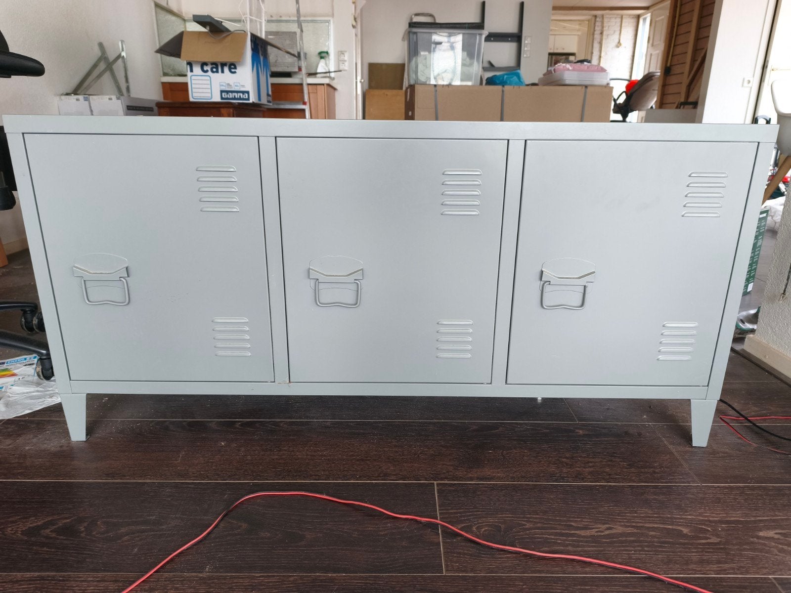 Metalen locker kast - 120x40x58 cm, Huis en Inrichting, Kasten | Lockerkasten, Ophalen, Zo goed als nieuw, Industrieel