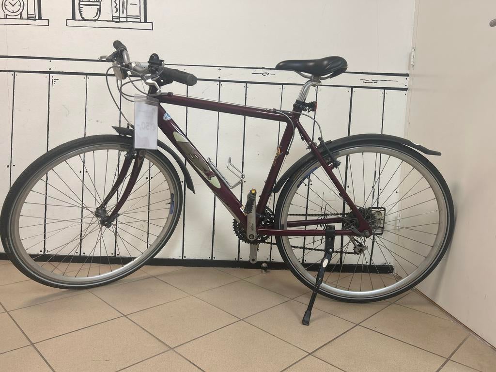 Stoere 28 inch mountainbike model fiets met versnellingen, Gebruikt, Velgrem, Versnellingen, 53 tot 57 cm