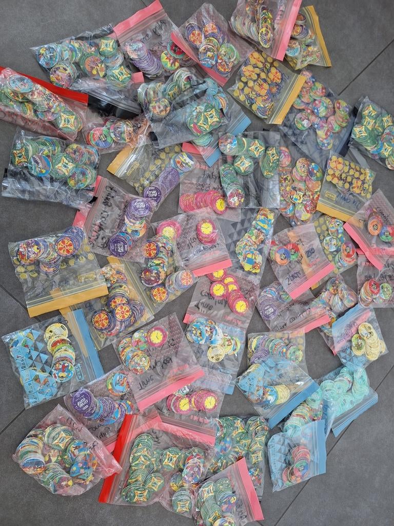 Mega veel flippo's complete setjes!, Verzamelen, Flippo's, Ophalen, Spiek, Losse flippo's