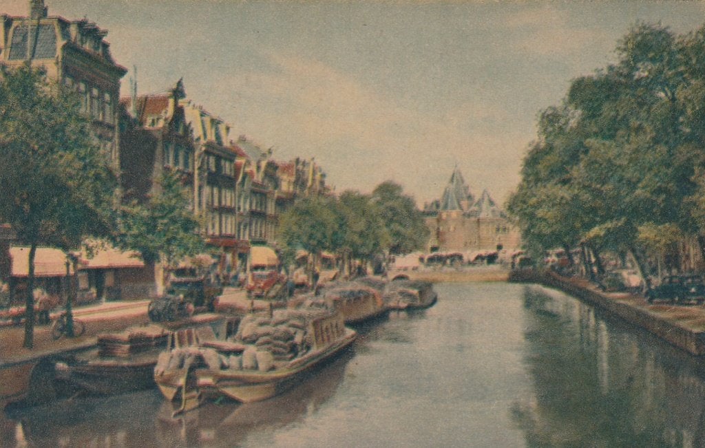 AMSTERDAM De Waag kl.f., Verzenden, 1940 tot 1960, Ongelopen, Noord-Holland