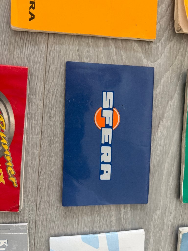 Piaggio Sfera instructieboekje (blauw), Ophalen of Verzenden, Gebruikt