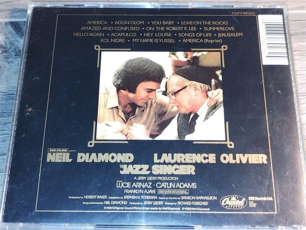 Neil Diamond - The Jazz Singer, Cd's en Dvd's, Ophalen of Verzenden, Zo goed als nieuw