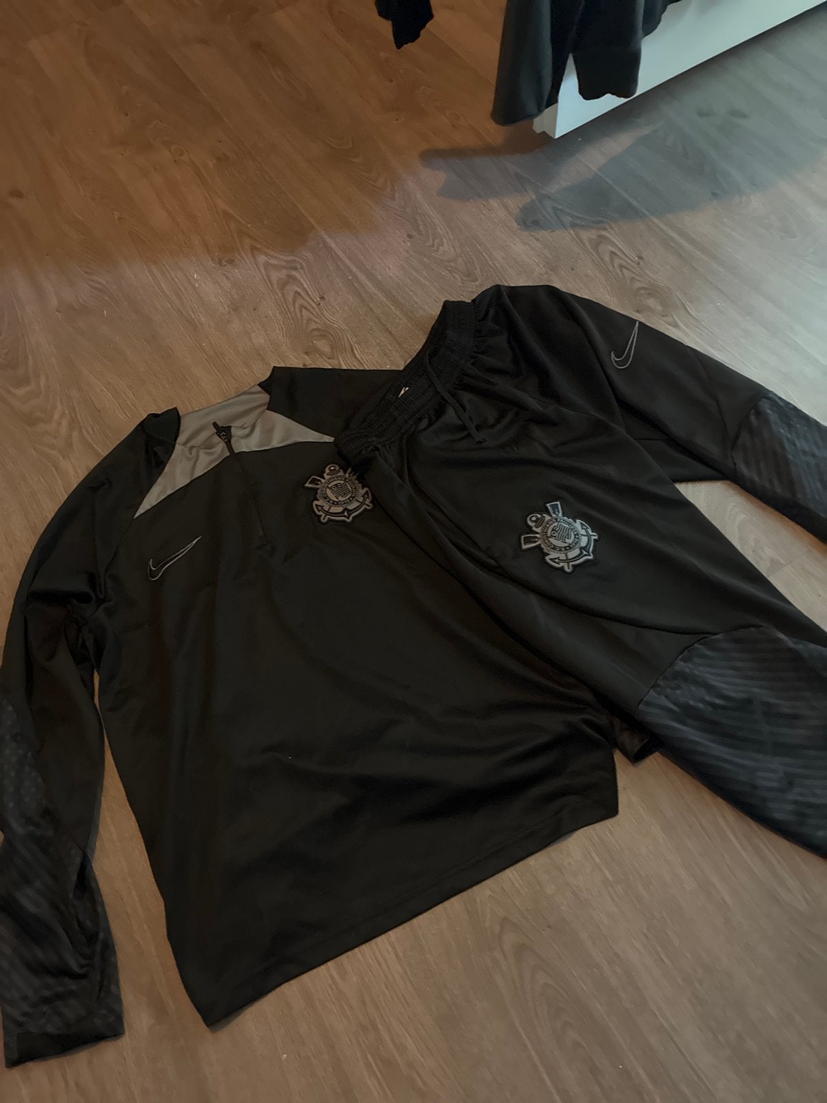 Corinthians voetbalpak - Maat S, Maat S, Ophalen of Verzenden, Zo goed als nieuw, Trainingspak