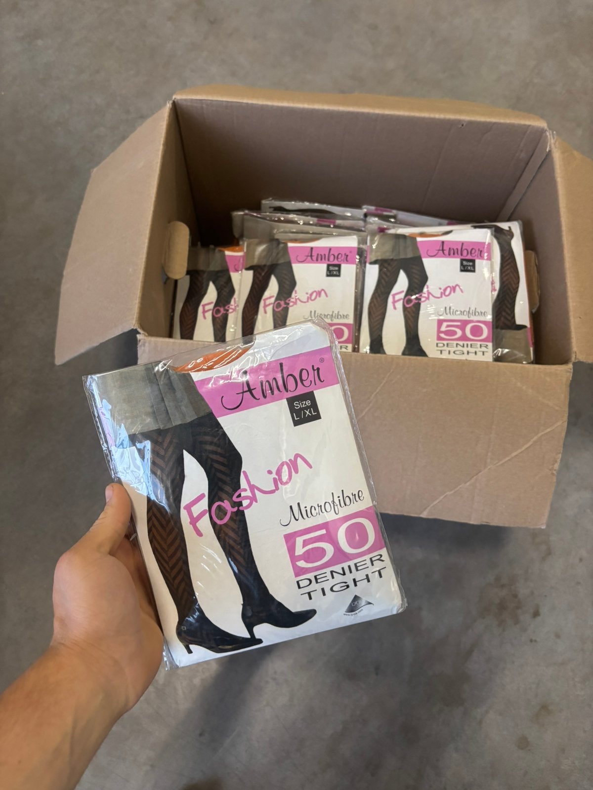 Partij 60x Nieuwe 50 Denier Microfibre Panty’s | B2B, Ahmadazz20089@gmail.com, AZ Trading B2B, Zwart, Nieuw