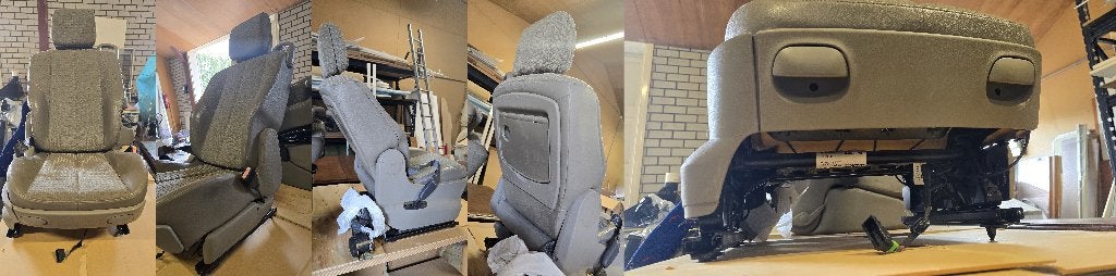Completeset Renault Grand ScenicII stoelen(6 stuks)Half leeق, Ophalen, Gebruikt, Renault