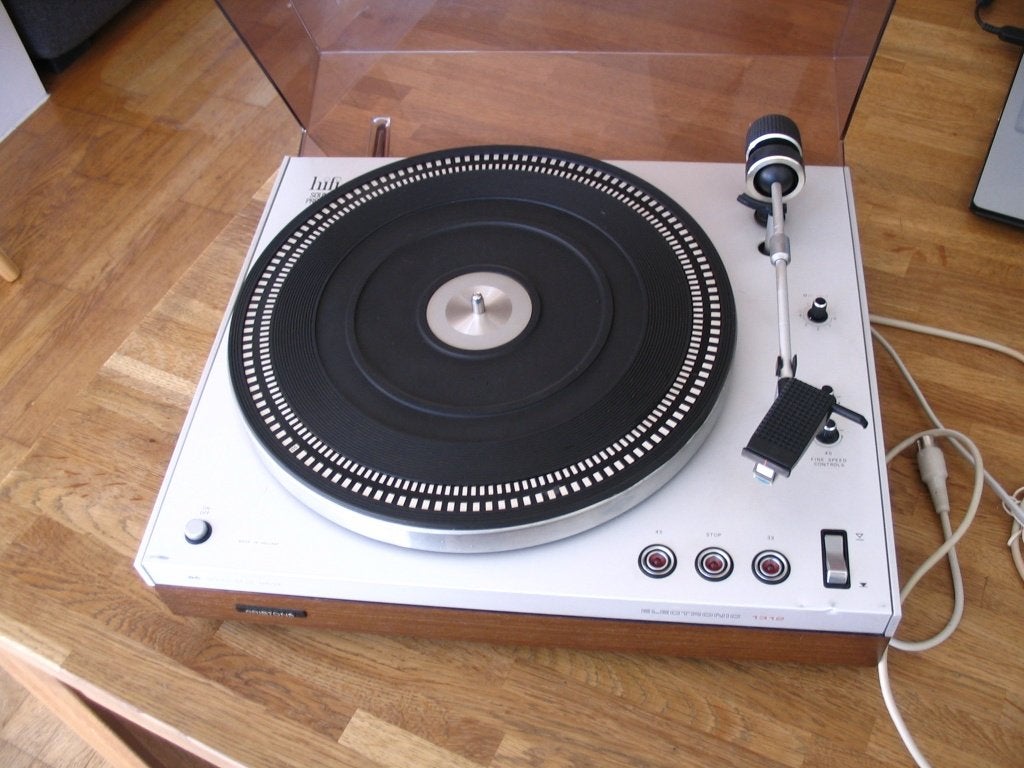 70's Aristona 1312 pickup (Philips 22GA312) vintage, Audio, Tv en Foto, Platenspelers, Ophalen, Philips, Gebruikt, Pitch-regelaar