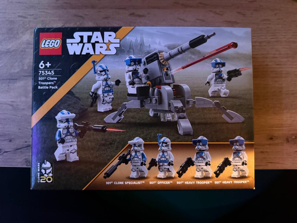 LEGO Star Wars 75345 501st Clone Troopers Battle Pack, Ophalen of Verzenden, Nieuw, Overige merken