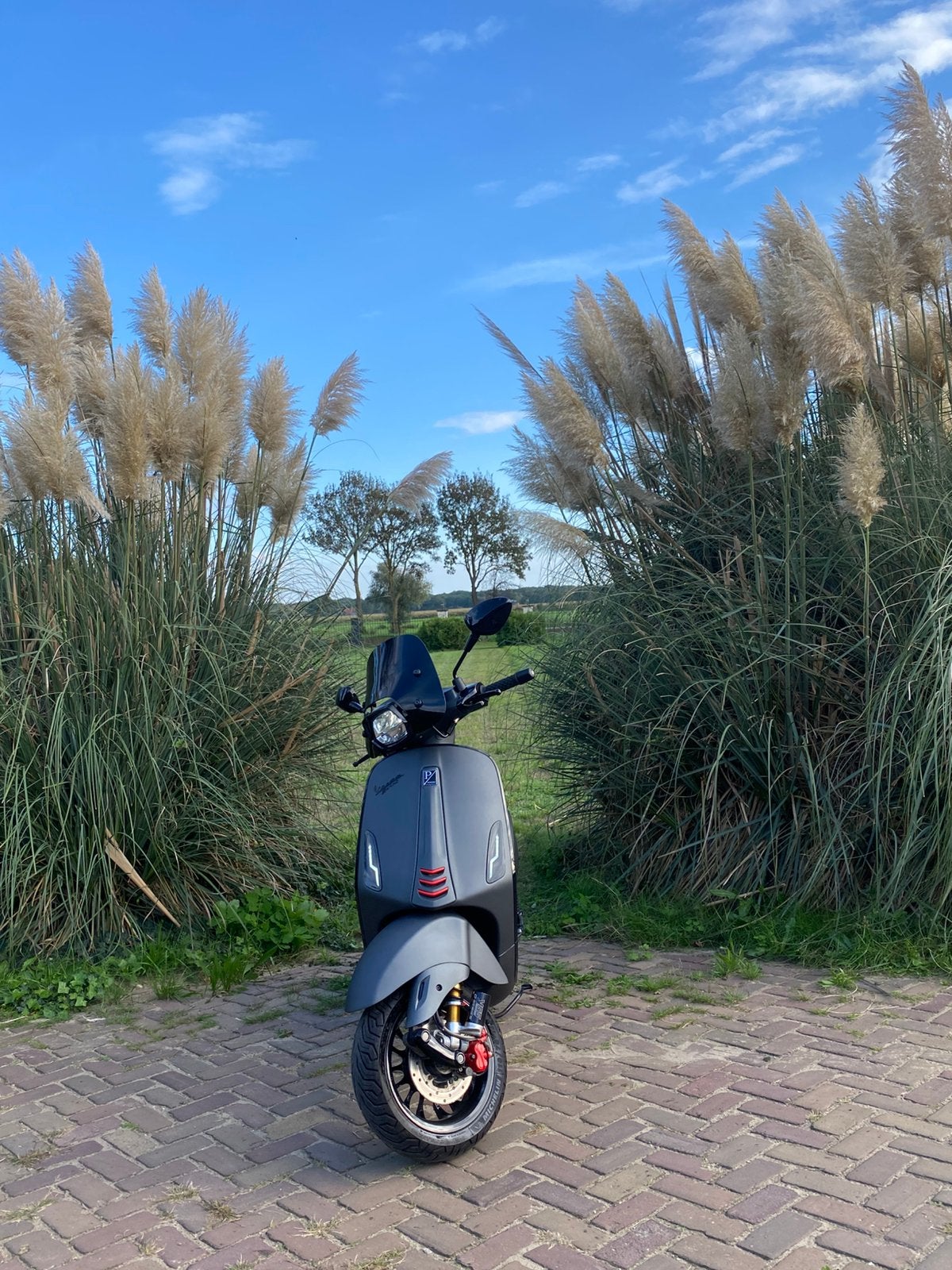 Vespa sprint 80 cc Malossi - 45 km/h - Akrapovic - level 10, Fietsen en Brommers, Ophalen, Maximaal 45 km/u, Vespa S, Zo goed als nieuw