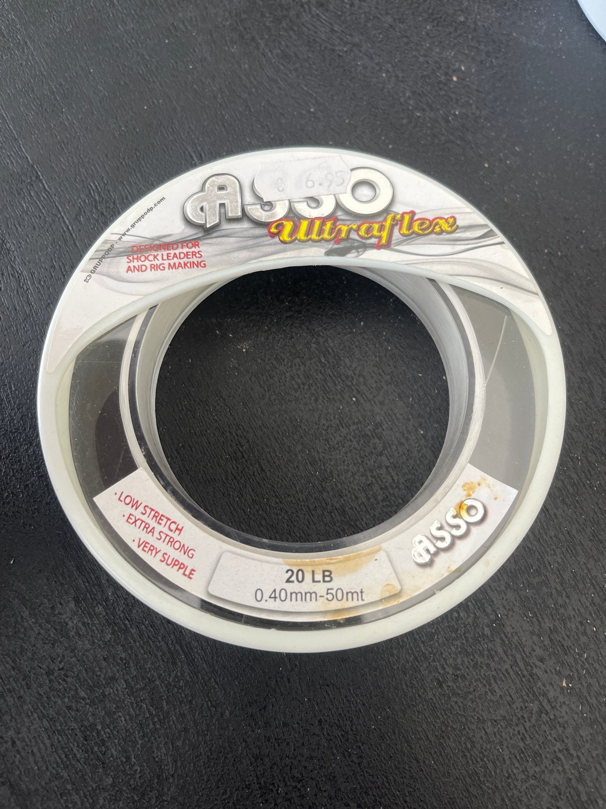 ASSO Ultraflex Vislijn 0.40mm-50mt, Ophalen of Verzenden, Nieuw, Vislijn