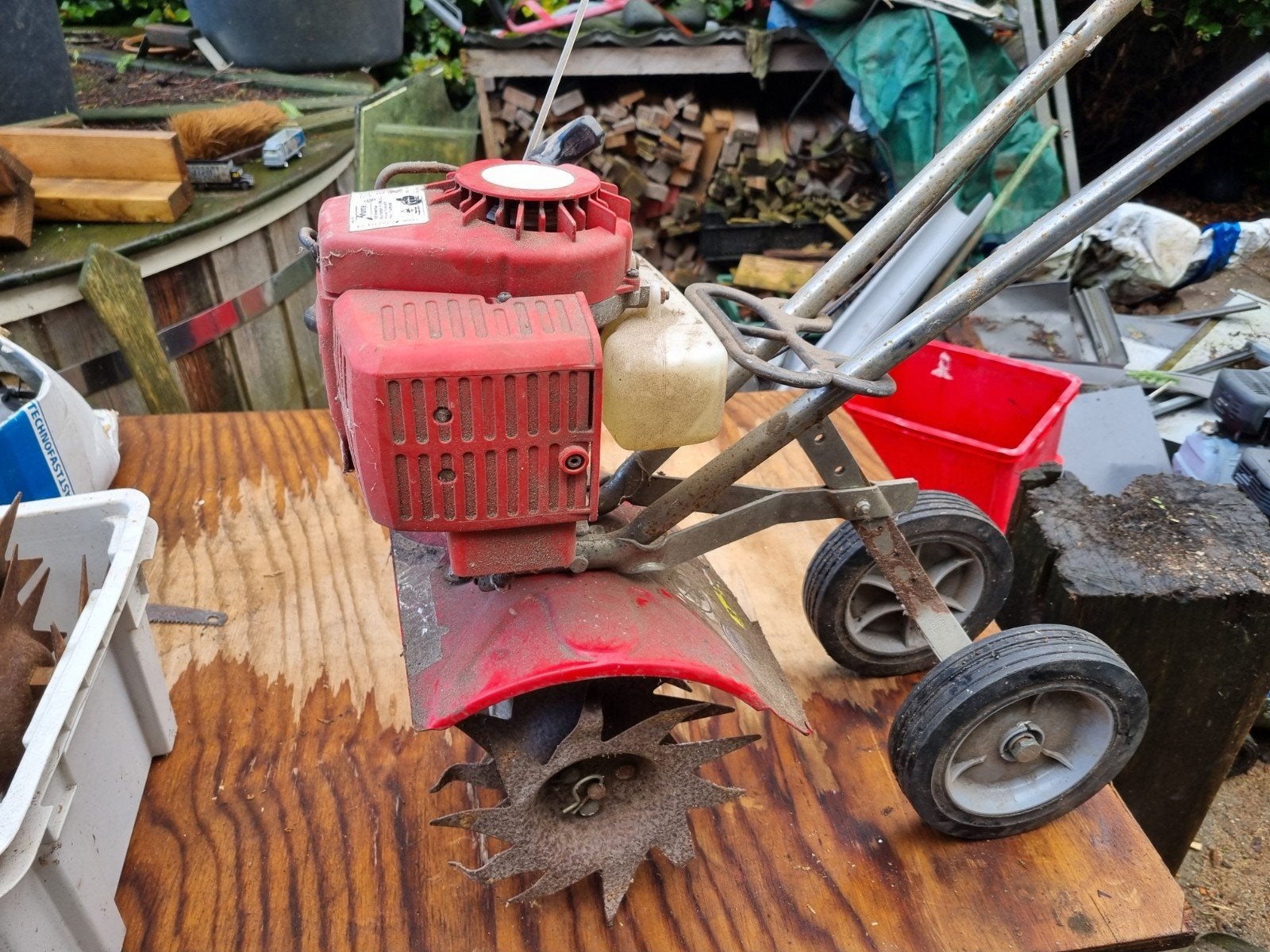 tuinfrees, Doe-het-zelf en Verbouw, Ophalen, Gebruikt, Benzine, Tuinfrees