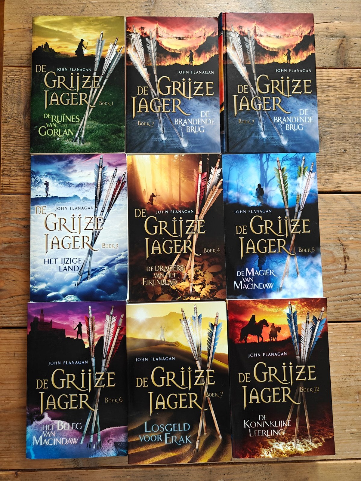 9 Boeken van de serie:  De Grijze jager., Boeken, Ophalen of Verzenden