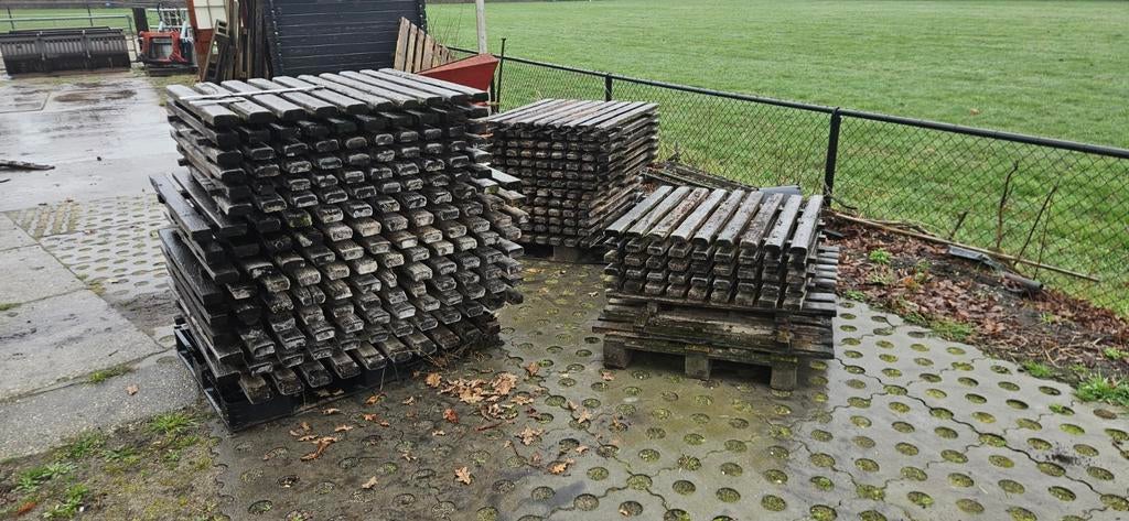 Tuinhek. Hardhouten roosters. Vlonder., Ophalen, Hout, Tuinhek