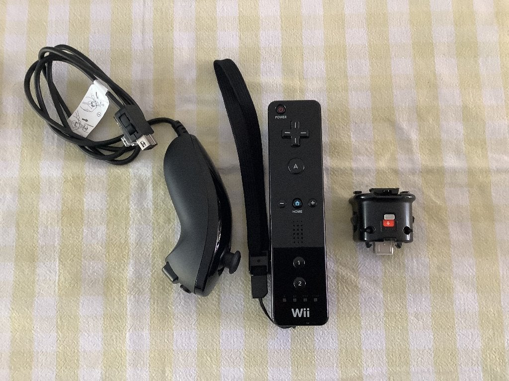 Wii controller met een nunchuck en losse Motion plus adapter, Gebruikt, Overige genres, 1 speler, Ophalen of Verzenden