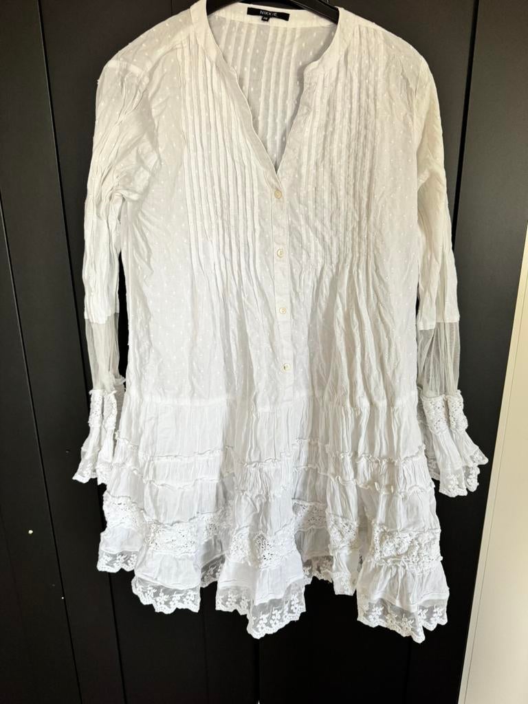 Nikkie plessen Boho jurk maat 36, Kleding | Dames, Jurken, Wit, Ophalen of Verzenden, Zo goed als nieuw, Maat 36 (S)