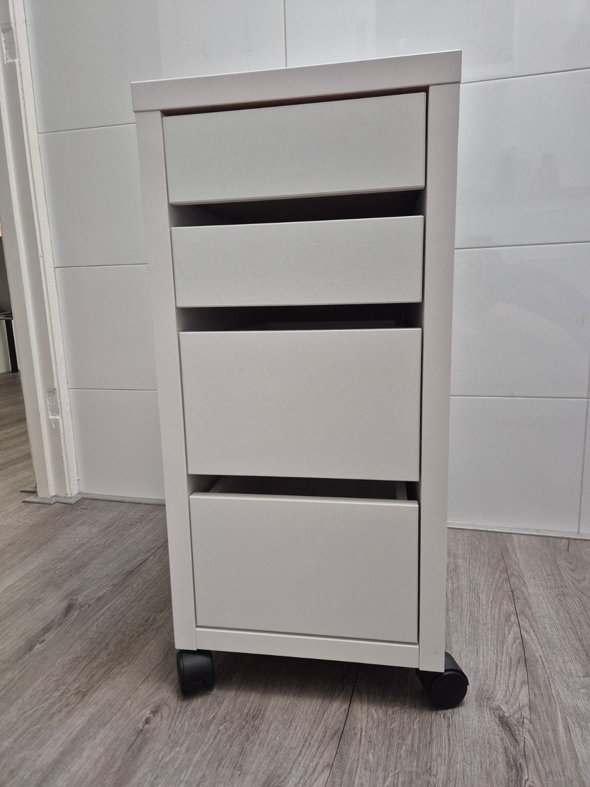 IKEA Micke ladeblok op wielen, wit, Ophalen, Gebruikt