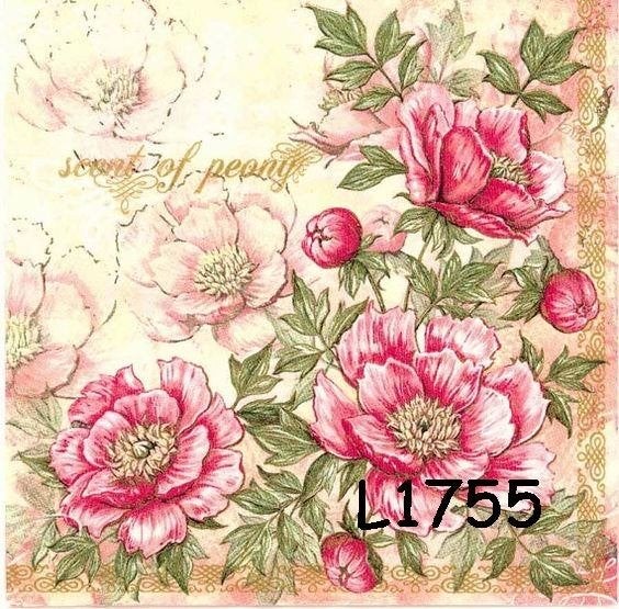 Servetten decoupage/bullet journal - duinroos L1755, Verzenden, Nieuw