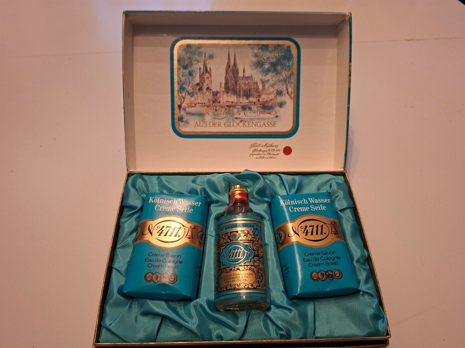 4711 eu de cologne set, Ophalen, Zo goed als nieuw, Overige typen, Gevuld