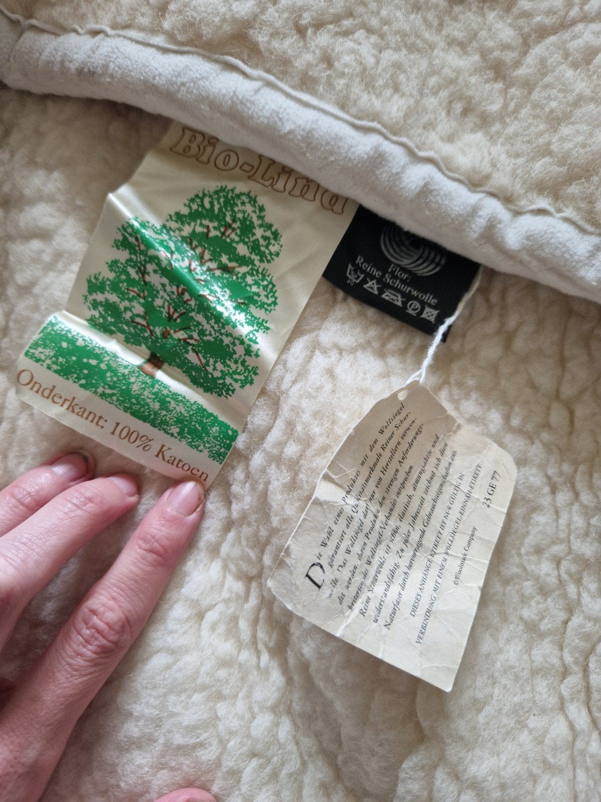 Therapeutische gezondheidsdeken van zuivere merinowol, Ophalen of Verzenden, Gebruikt, Eenpersoons, Deken of Dekbed