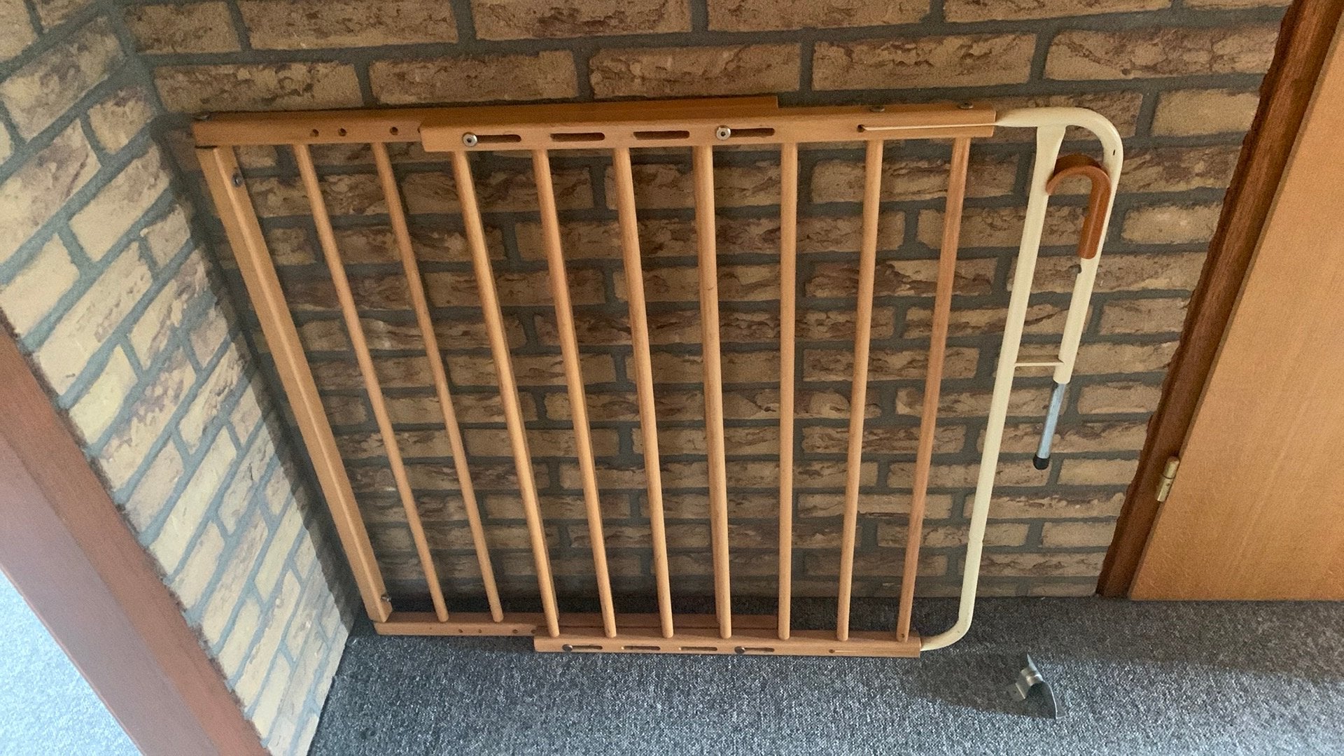 Degelijk traphekje, Ophalen, Zo goed als nieuw, Metaal of IJzer, 115 cm of meer