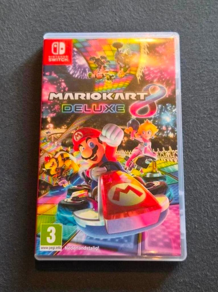 Mario kart 8 deluxe, nintendo switch, Spelcomputers en Games, 1 speler, Racen en Vliegen, Ophalen of Verzenden, Zo goed als nieuw