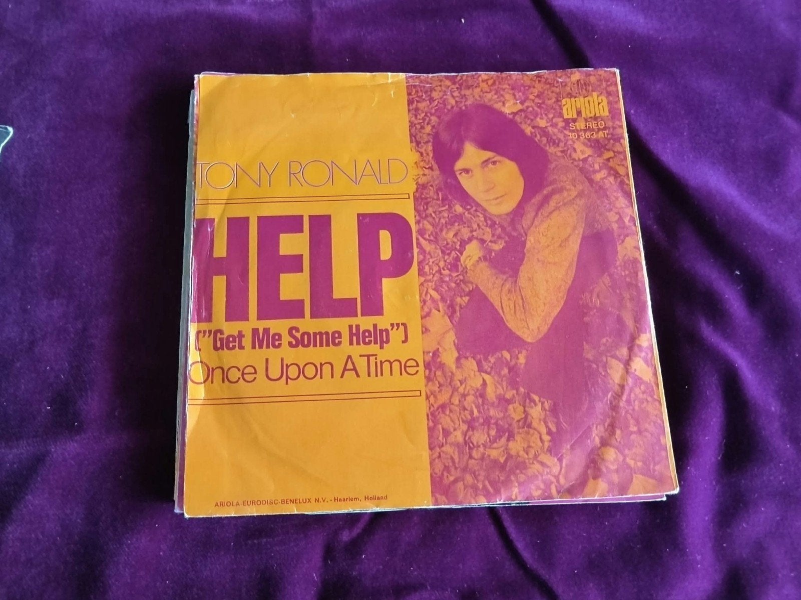Tony Ronald - Help ("Get Me Some Help") / Once Upon A Time, Cd's en Dvd's, Ophalen of Verzenden, Gebruikt, Schlager
