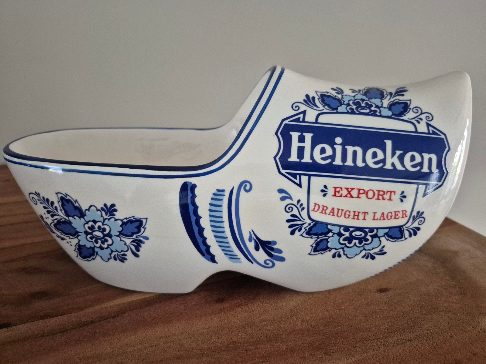 Grote Heineken Export Klomp - Carlton Ware - Jaren '70, Ophalen of Verzenden, Zo goed als nieuw, Overige typen