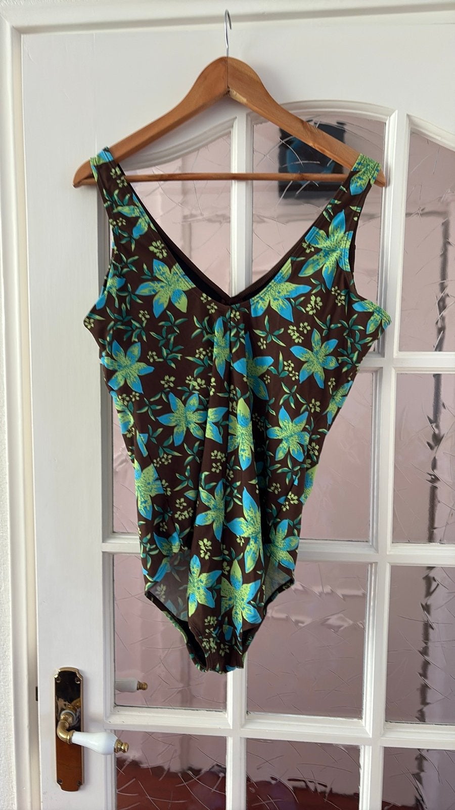 Badpak met bloemenprint - b.p.c. bonprix collection, Ophalen of Verzenden, Nieuw, Meerkleurig, Badpak