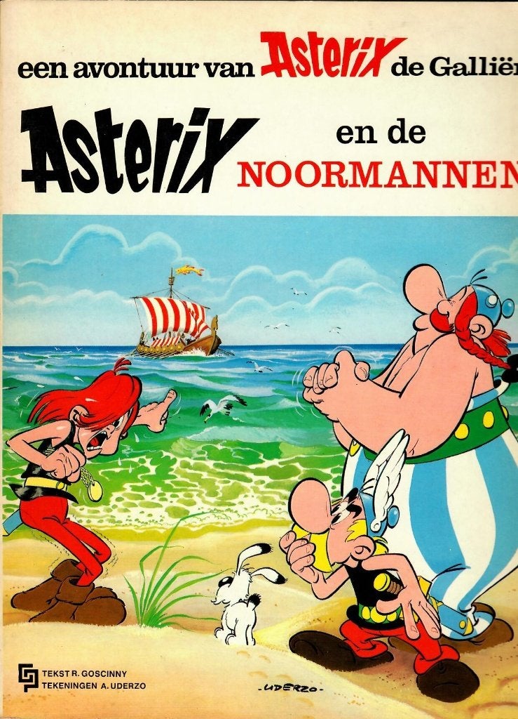Asterix 11 - En de Noormannen - SC Bijna Nieuwstaat, Eén stripboek, Ophalen of Verzenden, Zo goed als nieuw, Uderzo & Goscinny