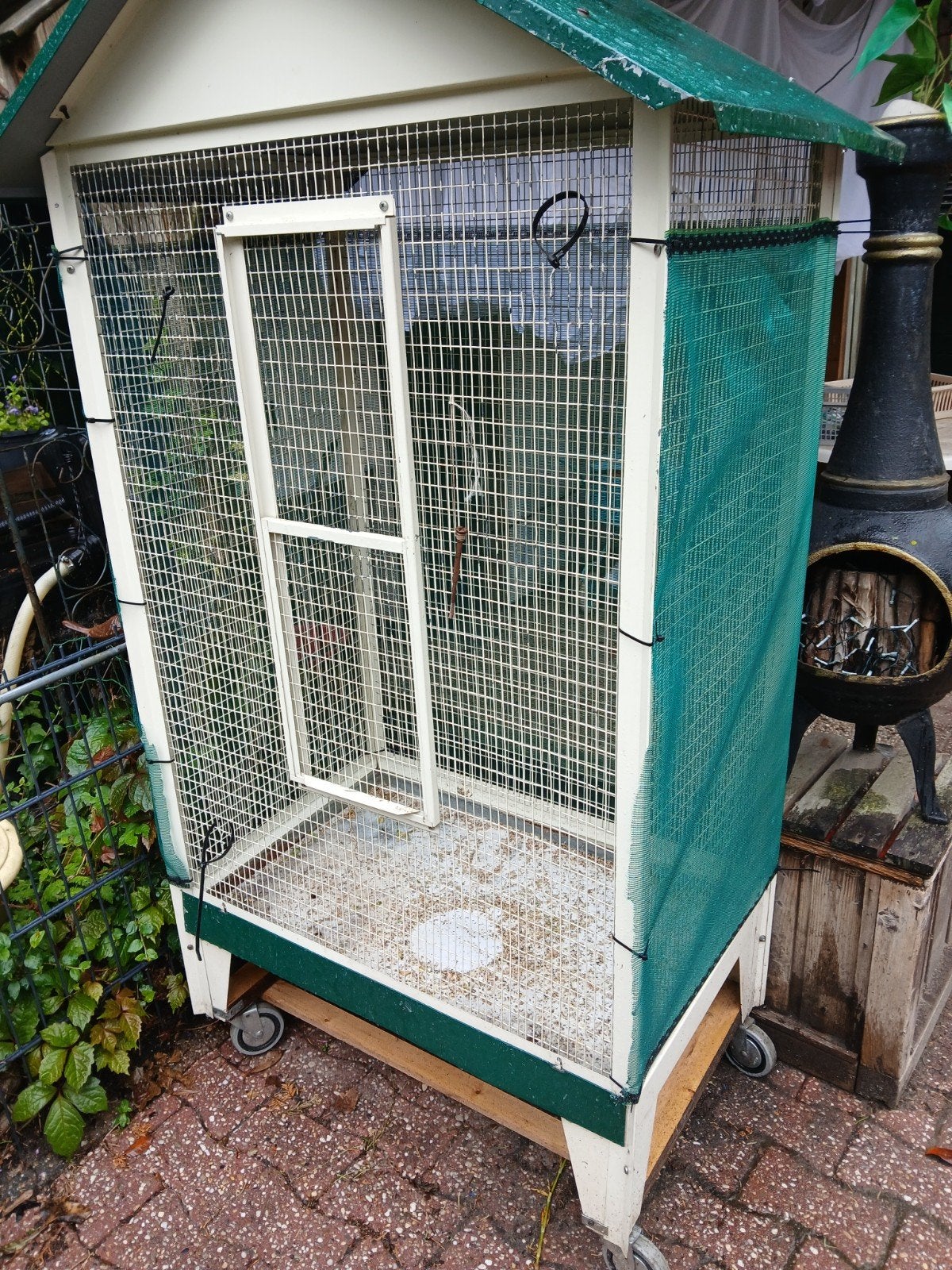 Vogel kooi, Dieren en Toebehoren, Vogels | Hokken en Kooien, Ophalen, Metaal, Vogelkooi