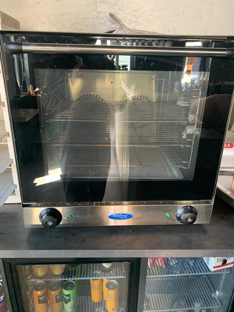 Maxima hetelucht oven, Ophalen