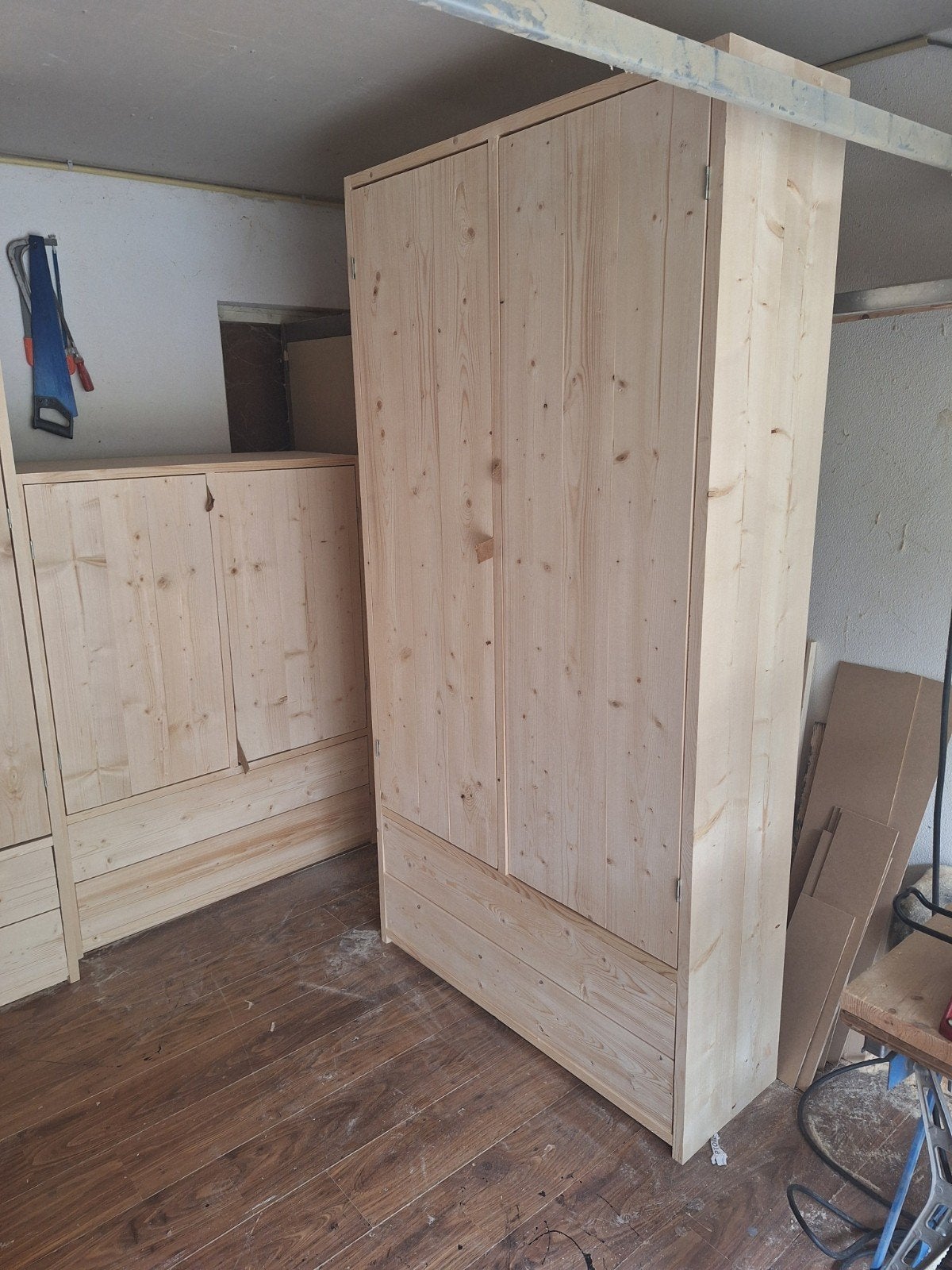 Kast van terug gedroogd en geschaafd steigerhout, Ophalen, Nieuw