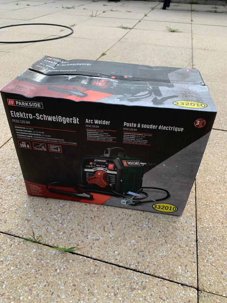 Parkside Elektro-lasapparaat PESG 120 B4 - Nieuw in doos, Ophalen, Nieuw, Minder dan 150 ampère, Elektroden
