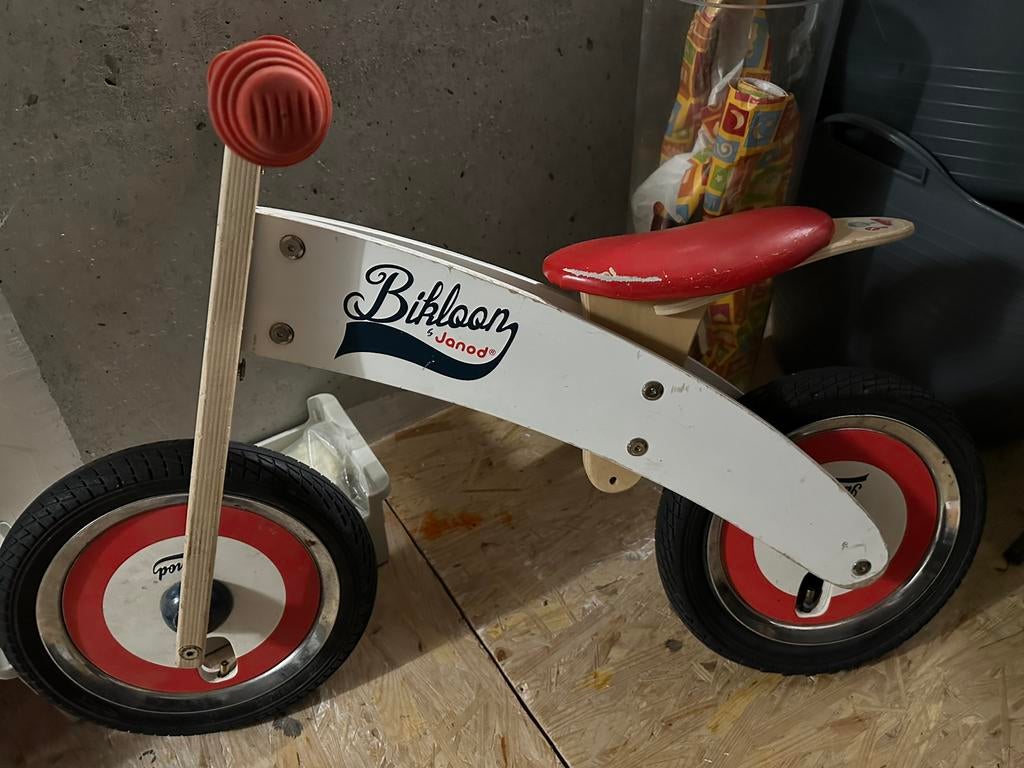 Janod houten loop fiets, Ophalen of Verzenden, Gebruikt, Loopfiets