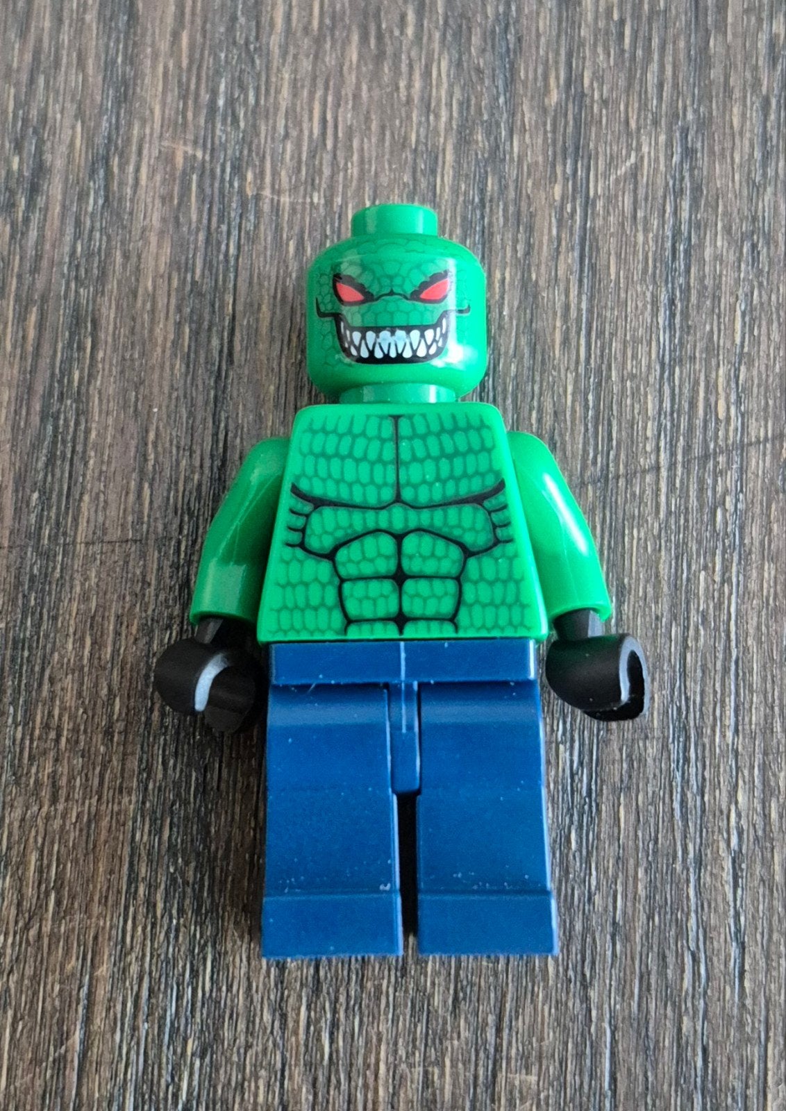 Lego Killer Croc minifiguur uit Batman set 7780 (2006), Ophalen of Verzenden, Gebruikt, Minifiguur, Lego