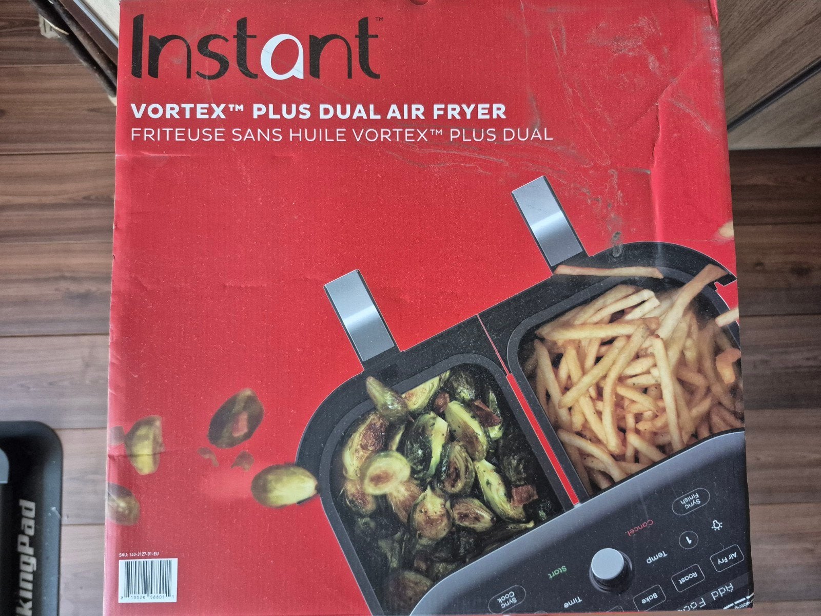 Instant Vortex Plus Dual Airfreyer, Ophalen, Nieuw, 1500 gram of meer