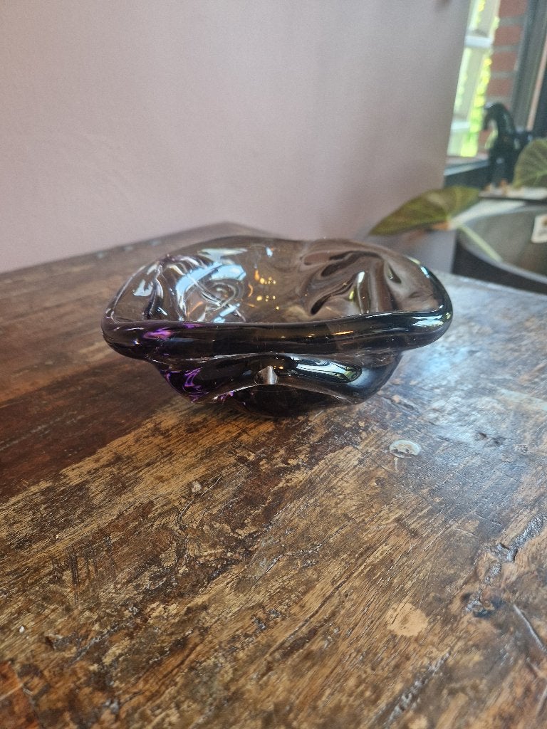 Mid-century Asbak van Metallurgical Glass, door Murano, Antiek en Kunst, Ophalen of Verzenden