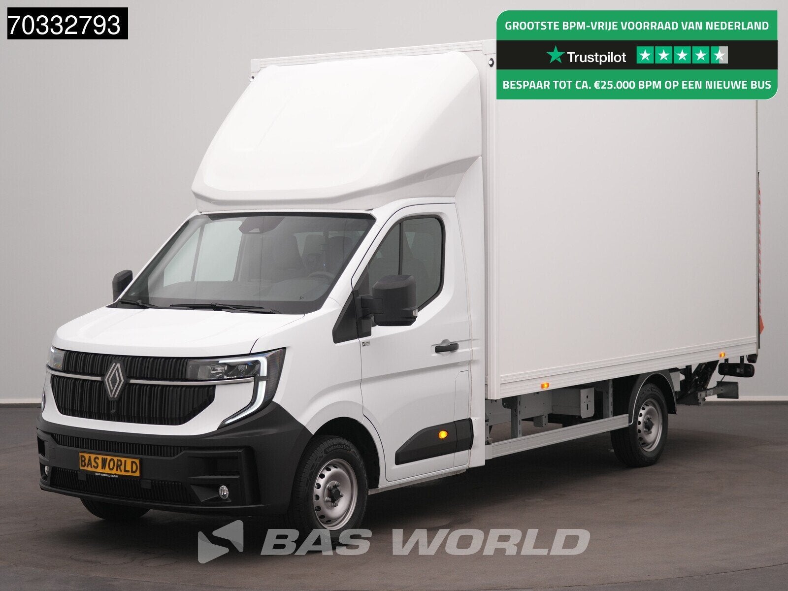 Renault Master 150PK Nieuw Bakwagen Laadklep Meubelbak Koffe, 1998 cc, Stof, Euro 6, 4 cilinders