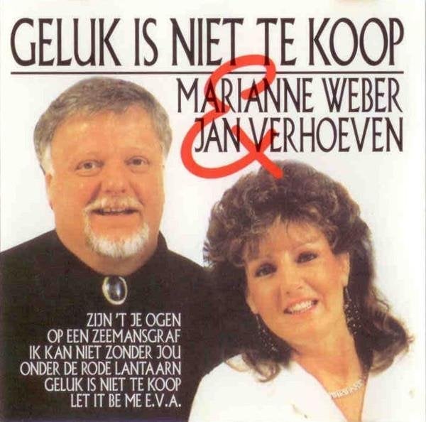 cd van Marianne Weber & Jan Verhoeven - Geluk is niet te koo, Verzenden, Zo goed als nieuw, Levenslied of Smartlap