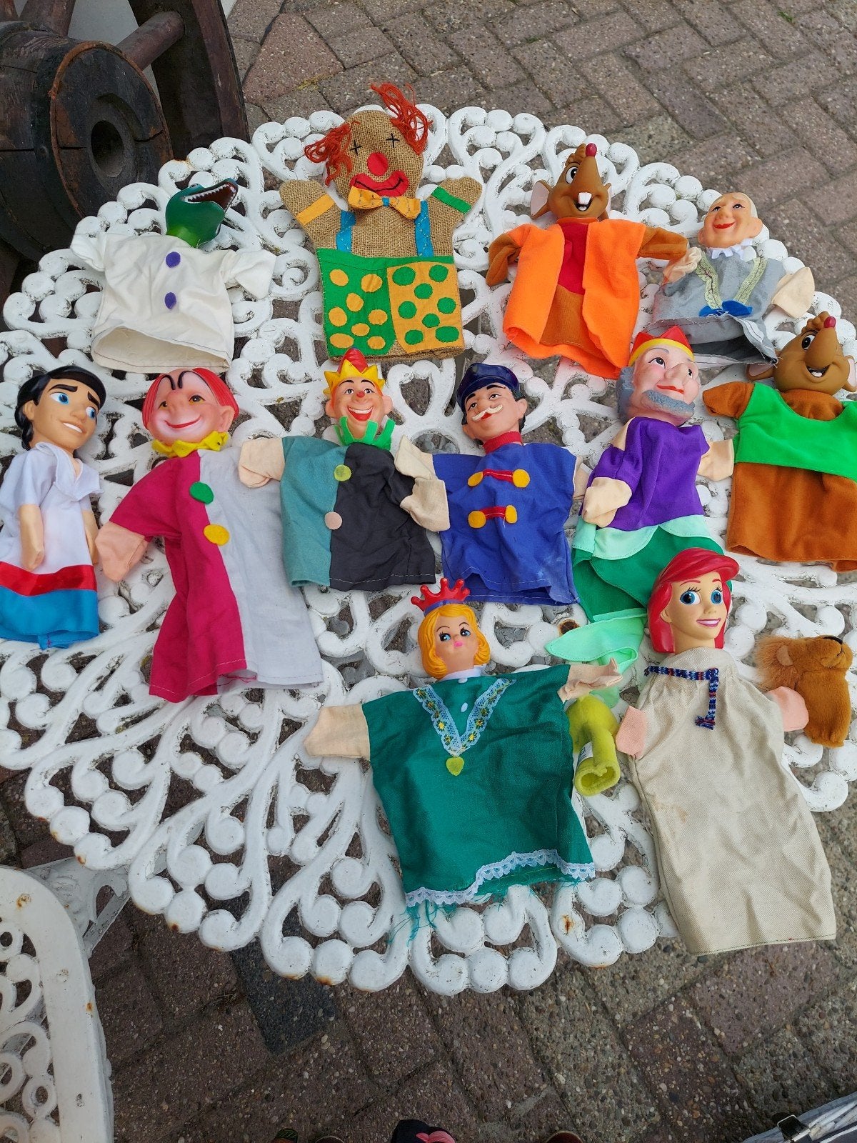 poppenkast poppen poppen kast popjes, Ophalen of Verzenden, Zo goed als nieuw, Overige typen