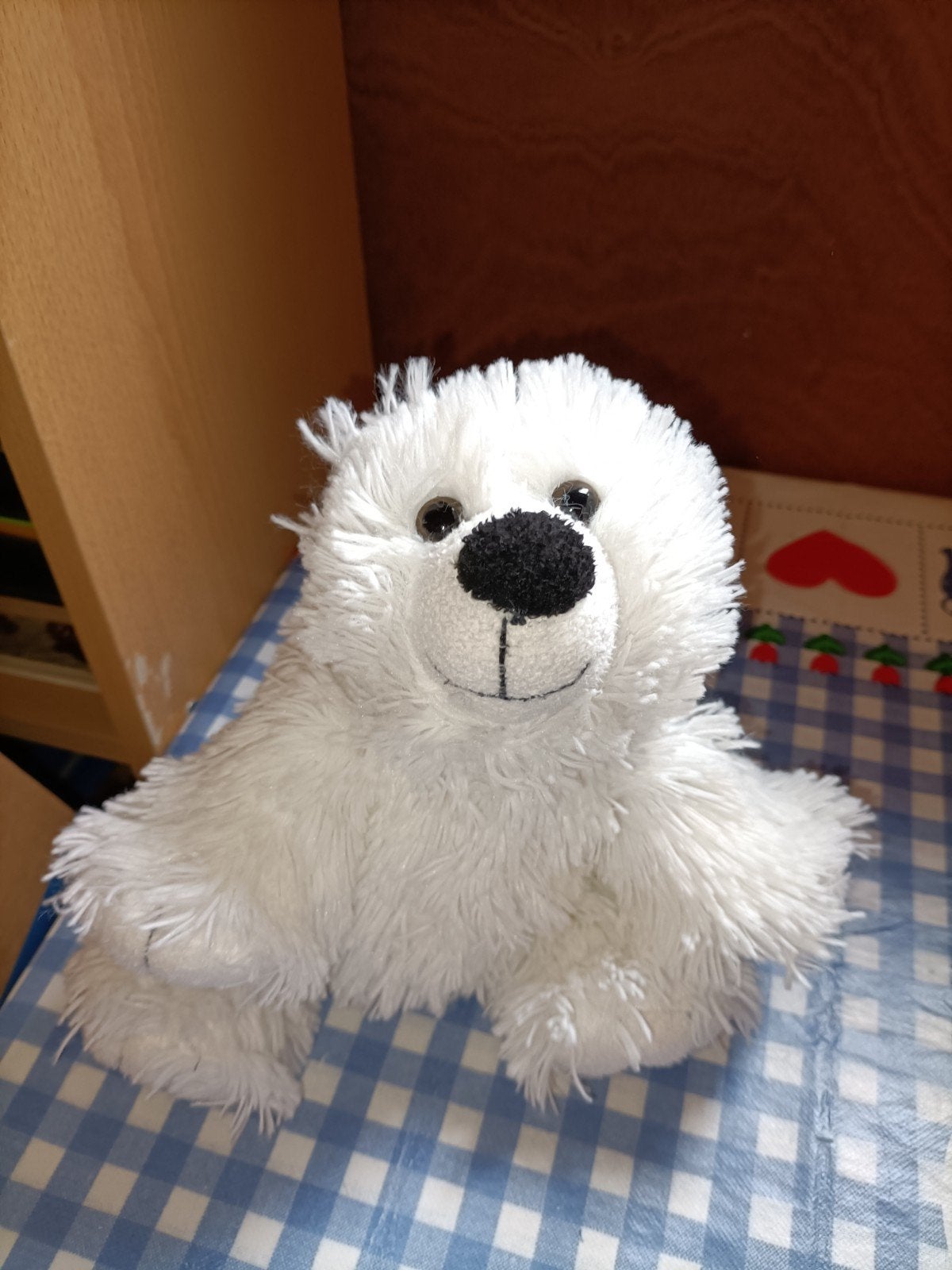 Witte Kika beer knuffel kleine versie 22 cm, Ophalen of Verzenden, Zo goed als nieuw, Beer