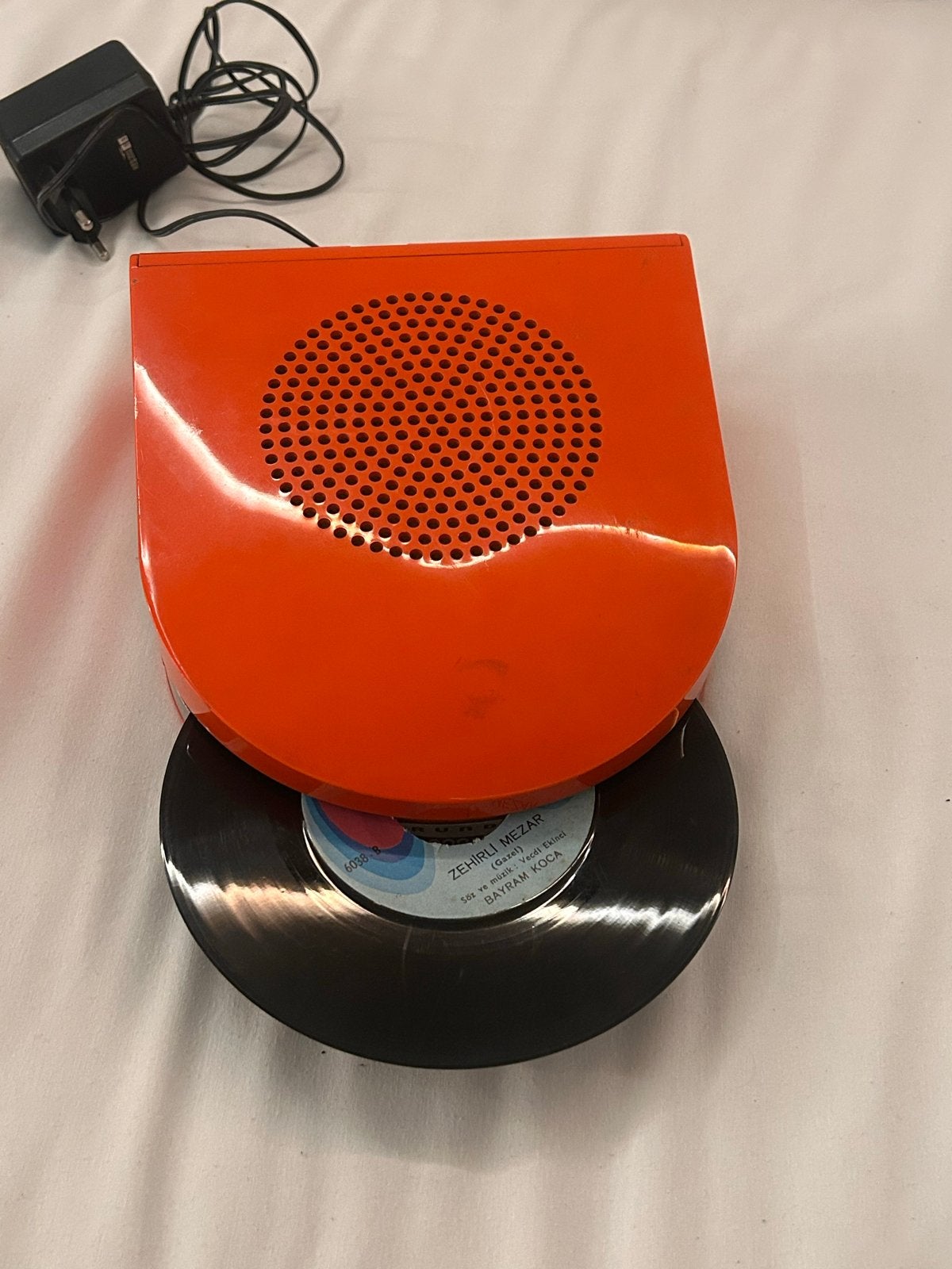 Phono Boy by Mario Bellini 1968 draagbare platenspeler 1968, Overige merken, Gebruikt, Automatisch, Ophalen of Verzenden