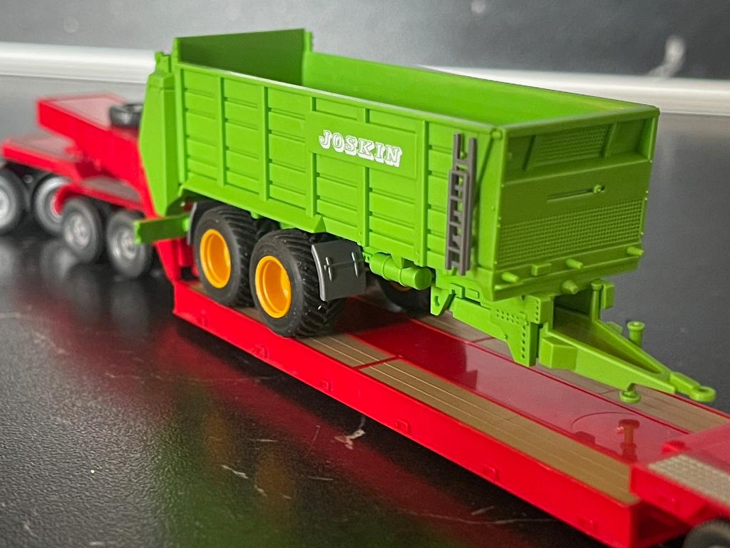 Agri-2932: Lading landbouwvoertuigen: Joskin mest spreader, Hobby en Vrije tijd, Modelauto's | 1:87, Ophalen of Verzenden, Nieuw