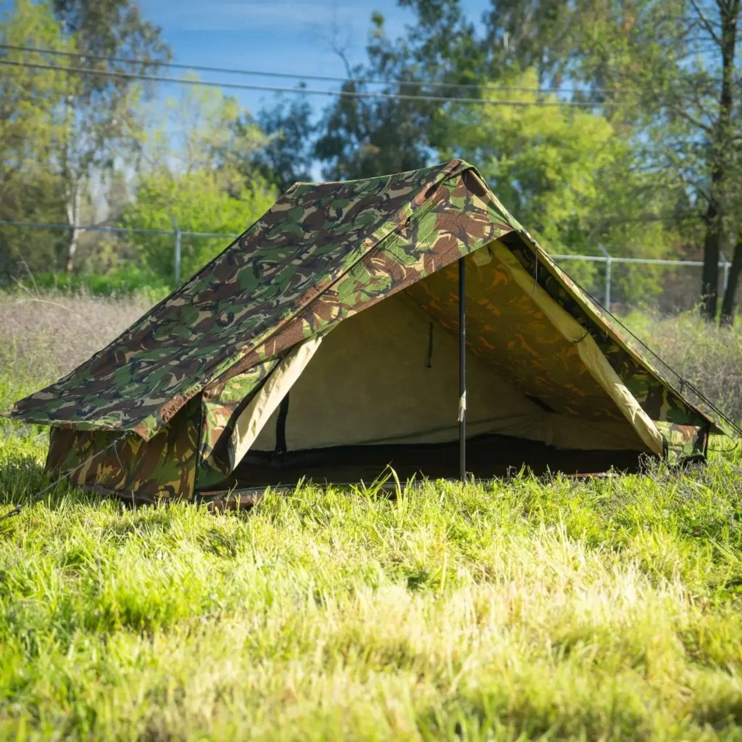 nederlands leger originele pup tent top staat, Ophalen, Zo goed als nieuw