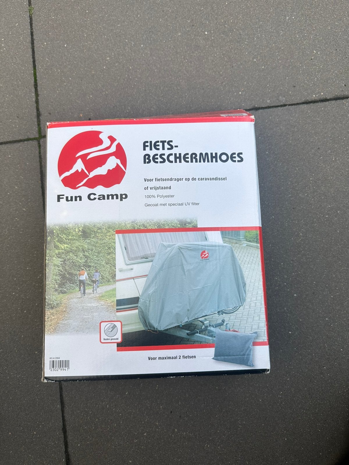 Fietsbeschermhoes - fiets beschermhoes Fun Camp, Caravans en Kamperen, Ophalen, Zo goed als nieuw