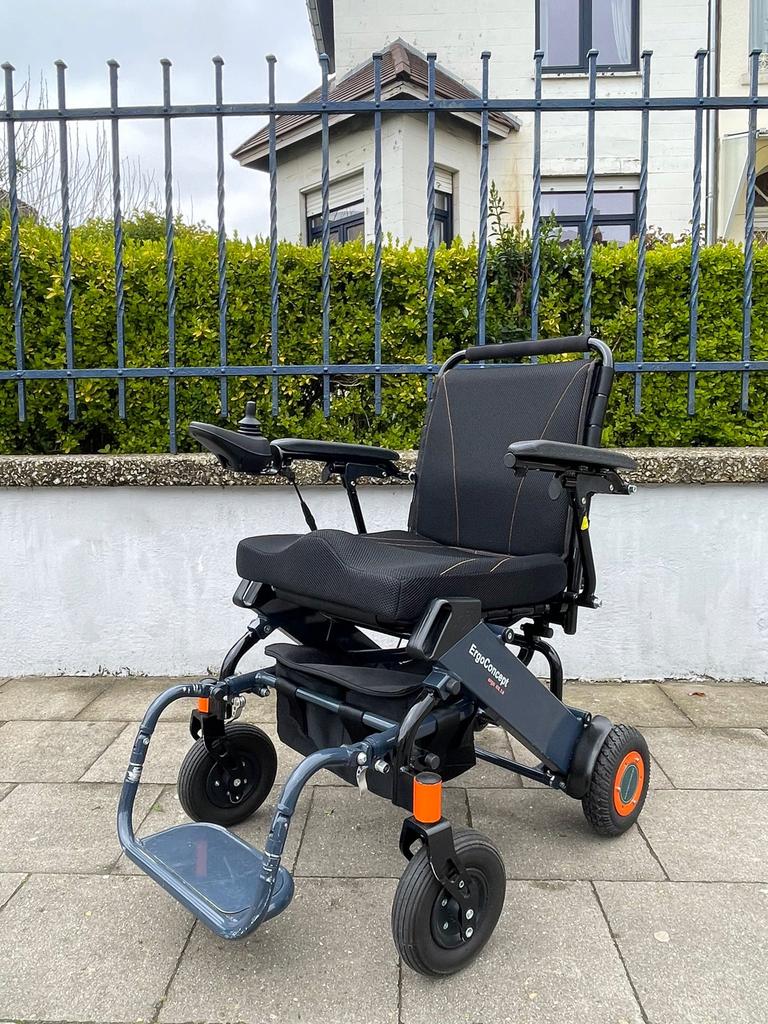 Opvouwbare elektrische rolstoel Ergo Concept 07L 2.0, Ophalen of Verzenden, Inklapbaar, Zo goed als nieuw, Elektrische rolstoel